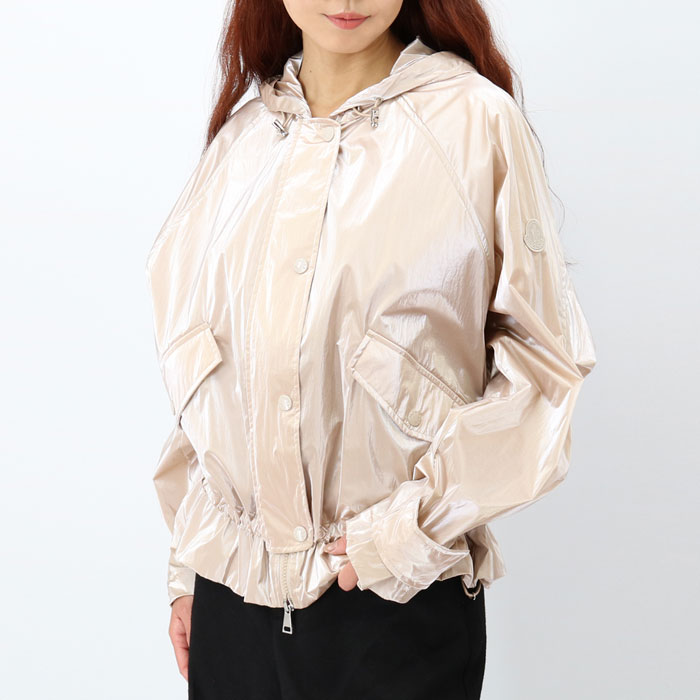 TIYA GIUBBOTTO 1A00105 53A3H 211/LIGHT BEIGE ティヤ フード ブルゾン ジップアップ