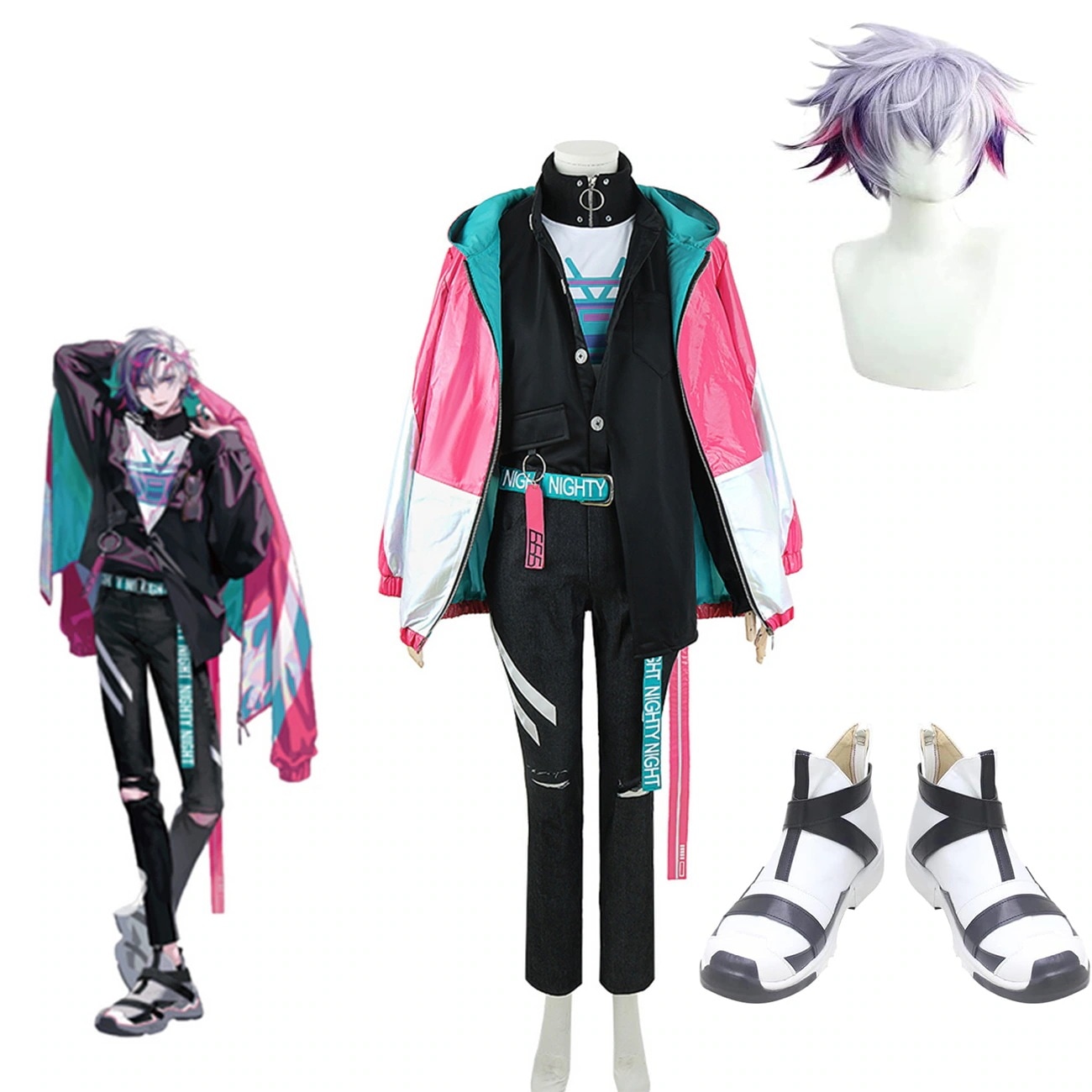 【全シリーズ発売中】 【値引き中】お祭り ステージ服 コス コスチューム 仮装 文化祭 学園祭 クリスマス ハロウィン コスプレ衣装 ふわみなと 不破湊 バーチャル SNSで大バズり