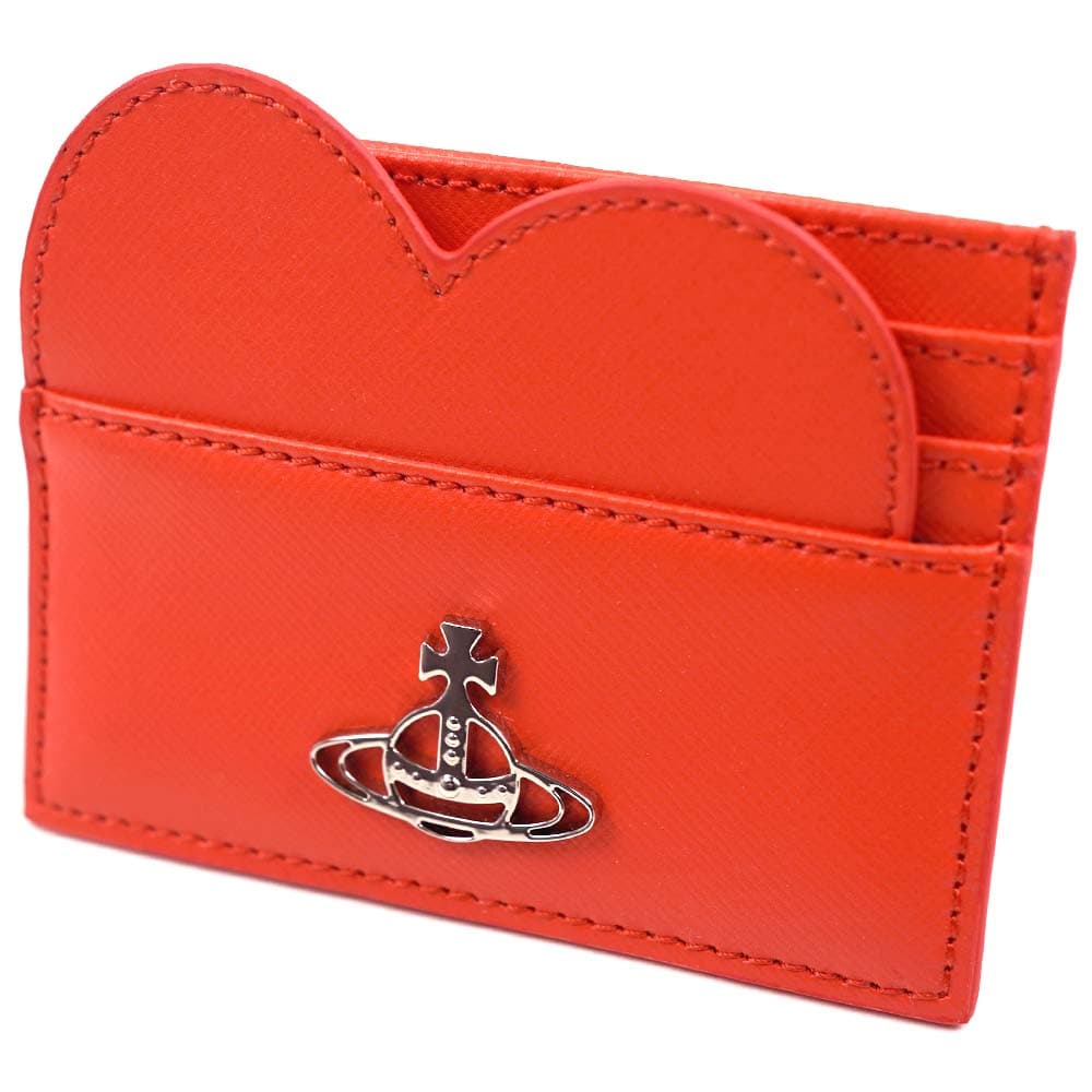 ヴィヴィアンウエストウッド Vivienne Westwood カードケース レディース DEBBIE HEART CARD HOLDER RED ハート レッド 51120006-41946-H40