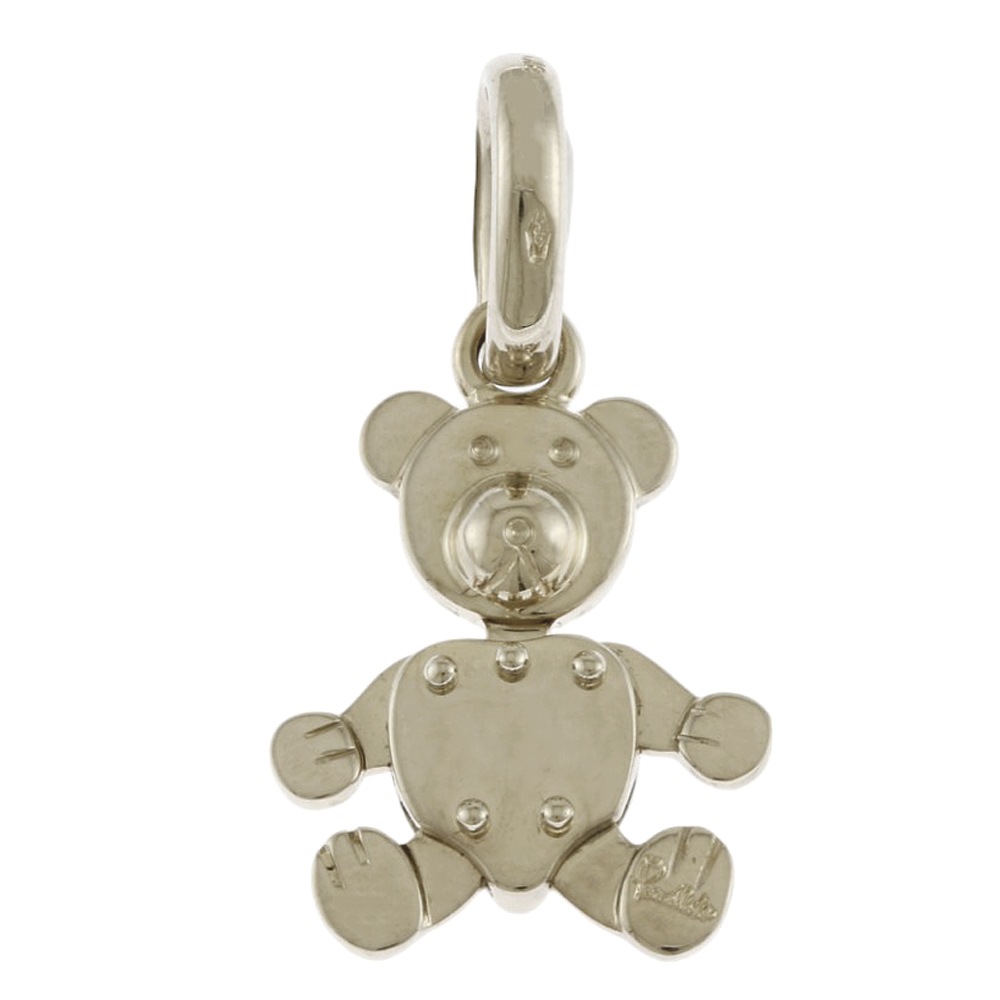 ポメラート オルセットテディベア ペンダントトップ 18金 K18ホワイトゴールド Pomellato 中古 美品 71,390円