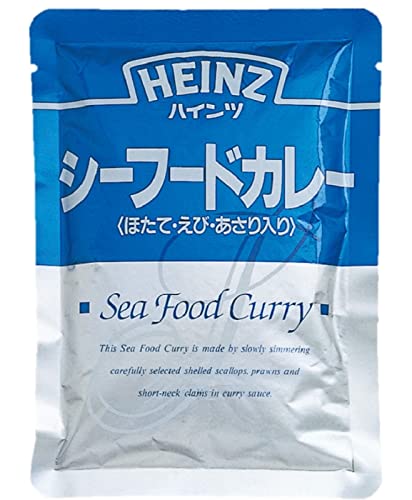 HEINZ(ハインツ) シーフードカレー 【ホタテ/えび/あさり入り】 海鮮カレー ピリ辛 200g10袋