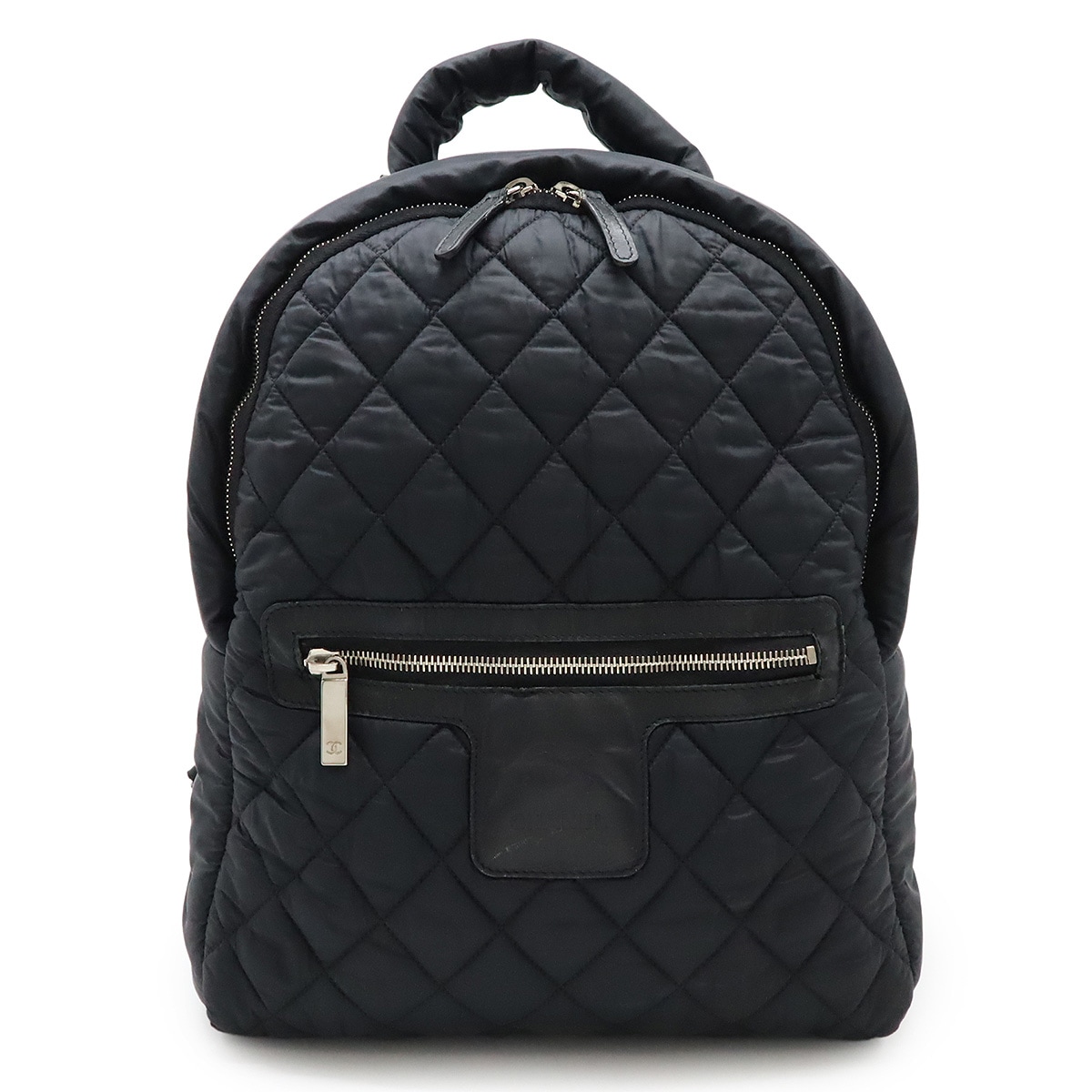 コココクーン バックパック リュックサック デイパック キルティング ナイロン レザー ブラック 黒 ボルドー A9255