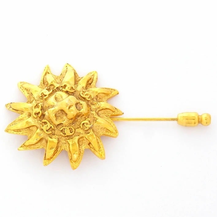 シャネル ココマーク ライオン 太陽 ラペルピン 【ブローチ】