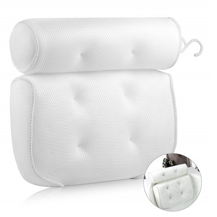 バスピロー お風呂枕 浴槽用 3D リラックス 巣ごもり ギフト 6つの吸盤フック付き干し便利 枕 zerobaseone ALD1 メガ割 チャウヌ 福袋 aespa フェイクファー