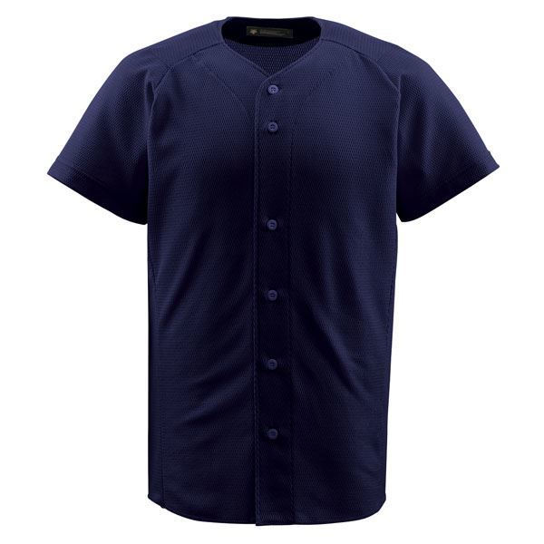 デサントデサント（DESCENTE） フルオープンシャツ （野球） DB1010 ネイビー L