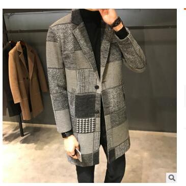 秋冬新品 チェスターコート メンズ ステンカラーコート チェック柄 ロングコート メンズファション 防寒防風 ビジネス アウター 裏起毛 紳士用