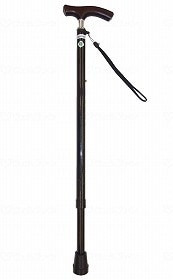 光華 スリムネック伸縮杖 ベーシックタイプ ブラックラメ B060-608D-BKP