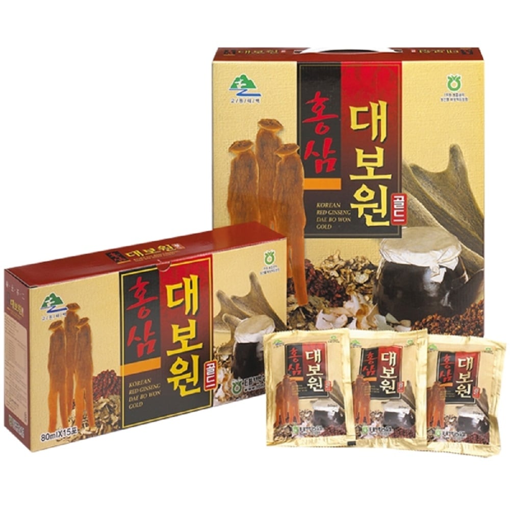 韓国-K MEAL-韓国伝統飲料 [太白農協] 紅参大宝院 ゴールド 80ml x 30包-K FOOD