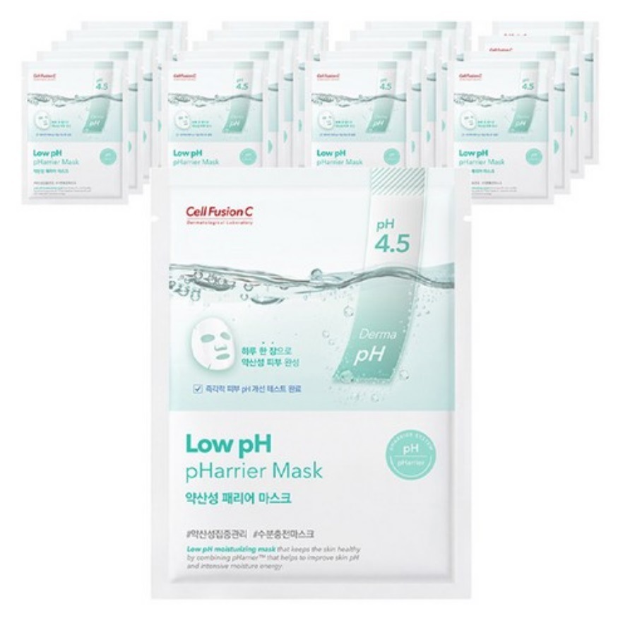 弱酸性パリアマスクパック, 25ml*20ea (一日15分/弱酸性集中ケア/肌pH改善/水分供給/ 水分ケア/竹由来の綿シート)