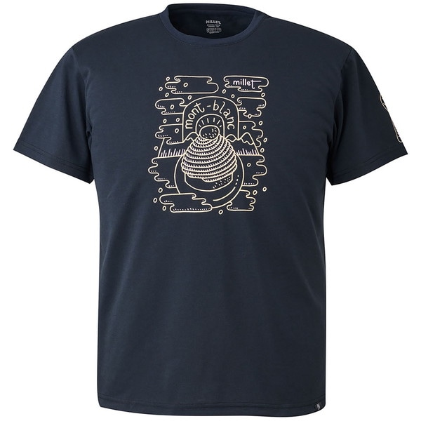 MILLET ミレー MONT BLANC TS SS M アウトドア Tシャツ メンズ MIV02073-N0247 半袖