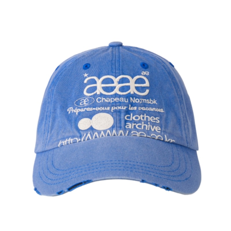 キャップ AEAE WEB LOGO DAMAGED CAP 4BFT376 WEB LOGO DAMAGED CAP [DARK BROWN] – aeae JAPAN