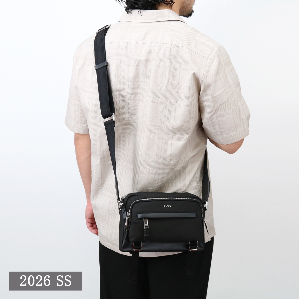 メンズ ショルダーバッグ 50563312 Highway Messenger bag 斜め掛け クロスボディバッグ ロゴ ブランド