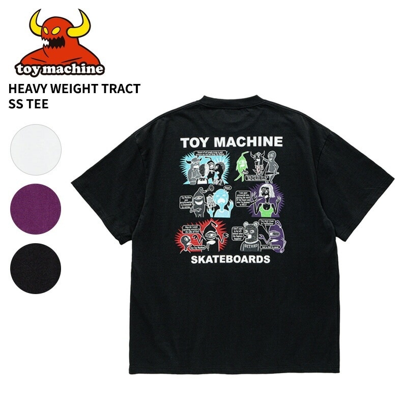 TOY MACHINE トイマシーン 半袖Tシャツ メンズ ヘビーウェイト Tシャツ TMPFST30