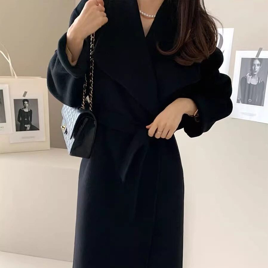 ピュアカラーコートレディ韓国秋冬40代長袖セイタおしゃれ大人ぽかぽかおしゃれな秋冬新作