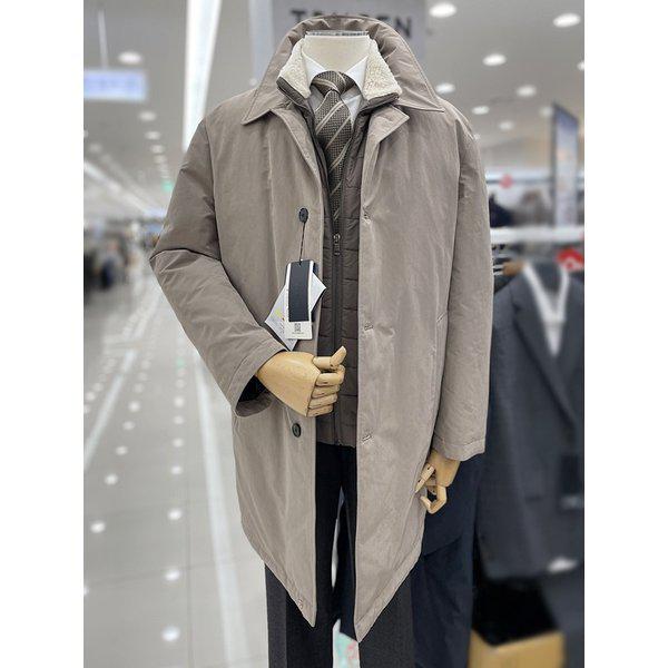 男性プレミアムグースダウンガチョウの羽3 WAYベスト分離型冬パディングマックコートロングジャンパー2カラー150_JK