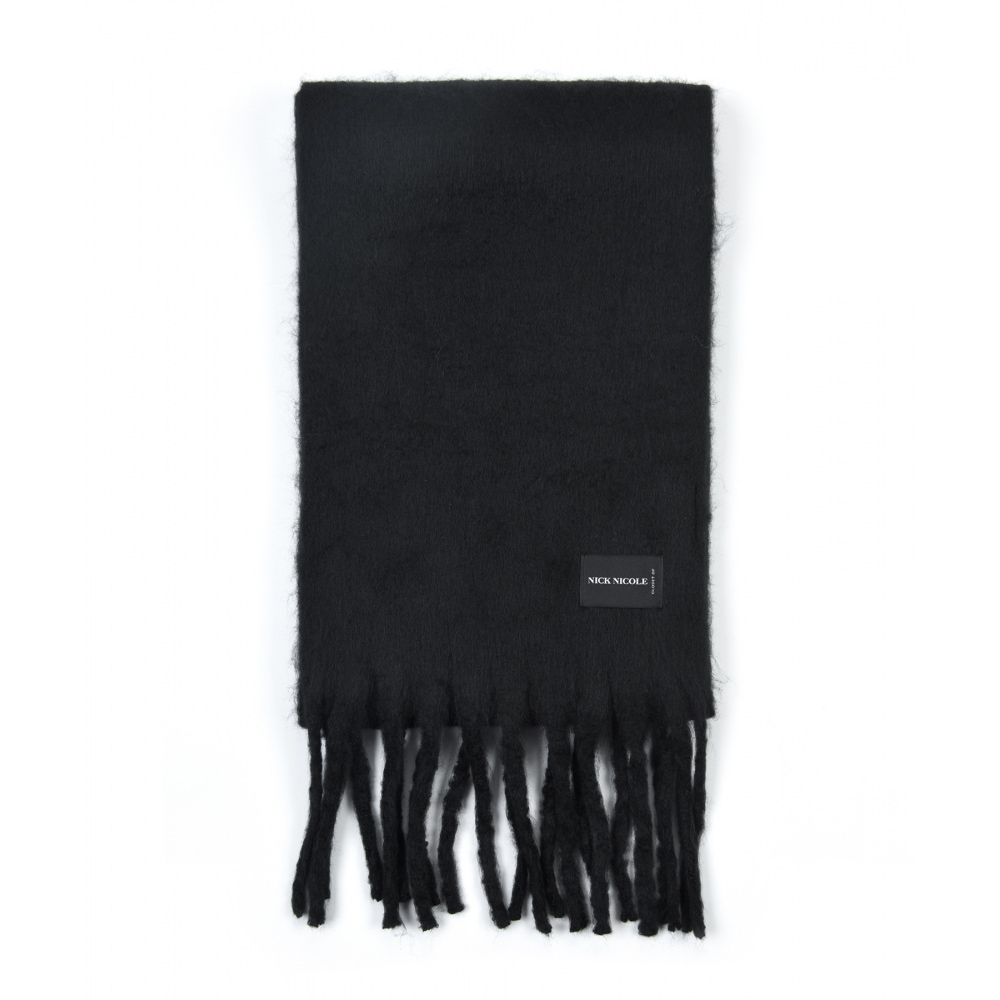 ニック&ニコールプレミアムボールドソフトマフラー_ブラック