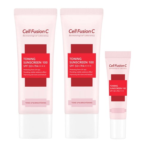 トーニング サンスクリーン100 SPF 50+ PA ++++ 45ml + 45ml + 10ml