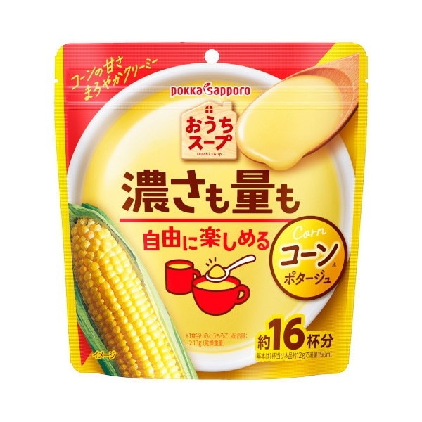 ポッカサッポロ おうちスープ コーン 袋 192g x12 メーカー直送 6,369円