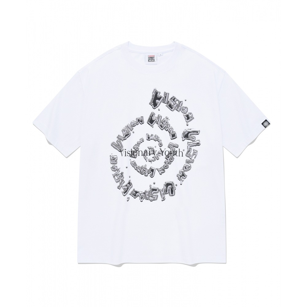 VISION StreetWEAR VSW メタル ロゴ T シャツ ホワイト