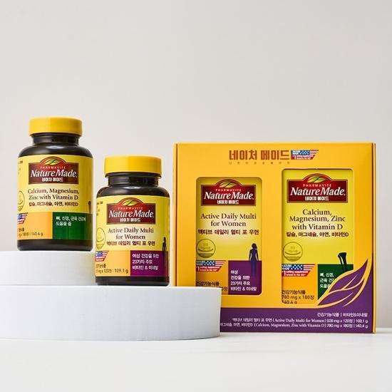 ネイチャーメイド 女性健康 プラン (マルチフォーマン 120錠 + カルシウム 180錠)