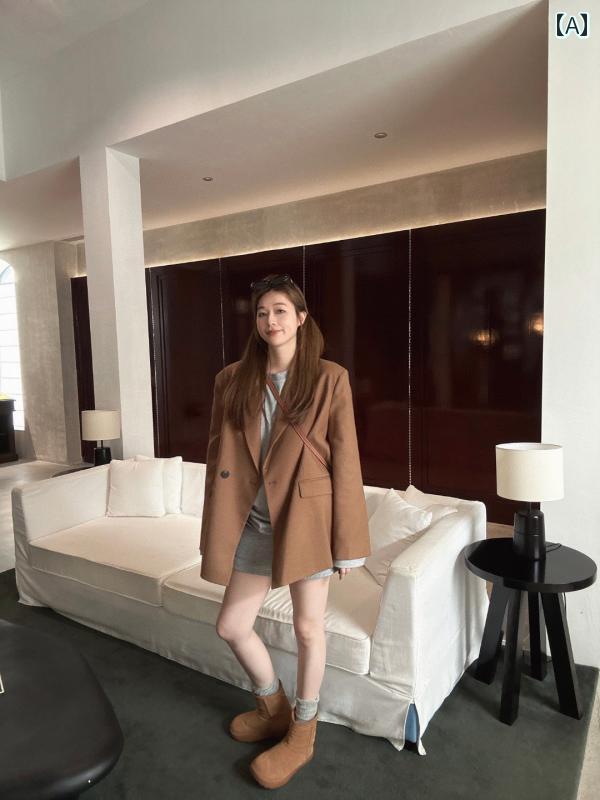 ビジネス　スーツ　ジャケット DT バイヤー ショップ 24 秋 韓国 ヘビー 刺繍 ラインストーン スリム スーツ ジャケット