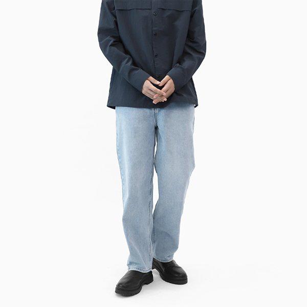 ジーンズ SSIP007 1COLOR 男性 ビッグサイズ セミワイド 四季 デニムパンツ