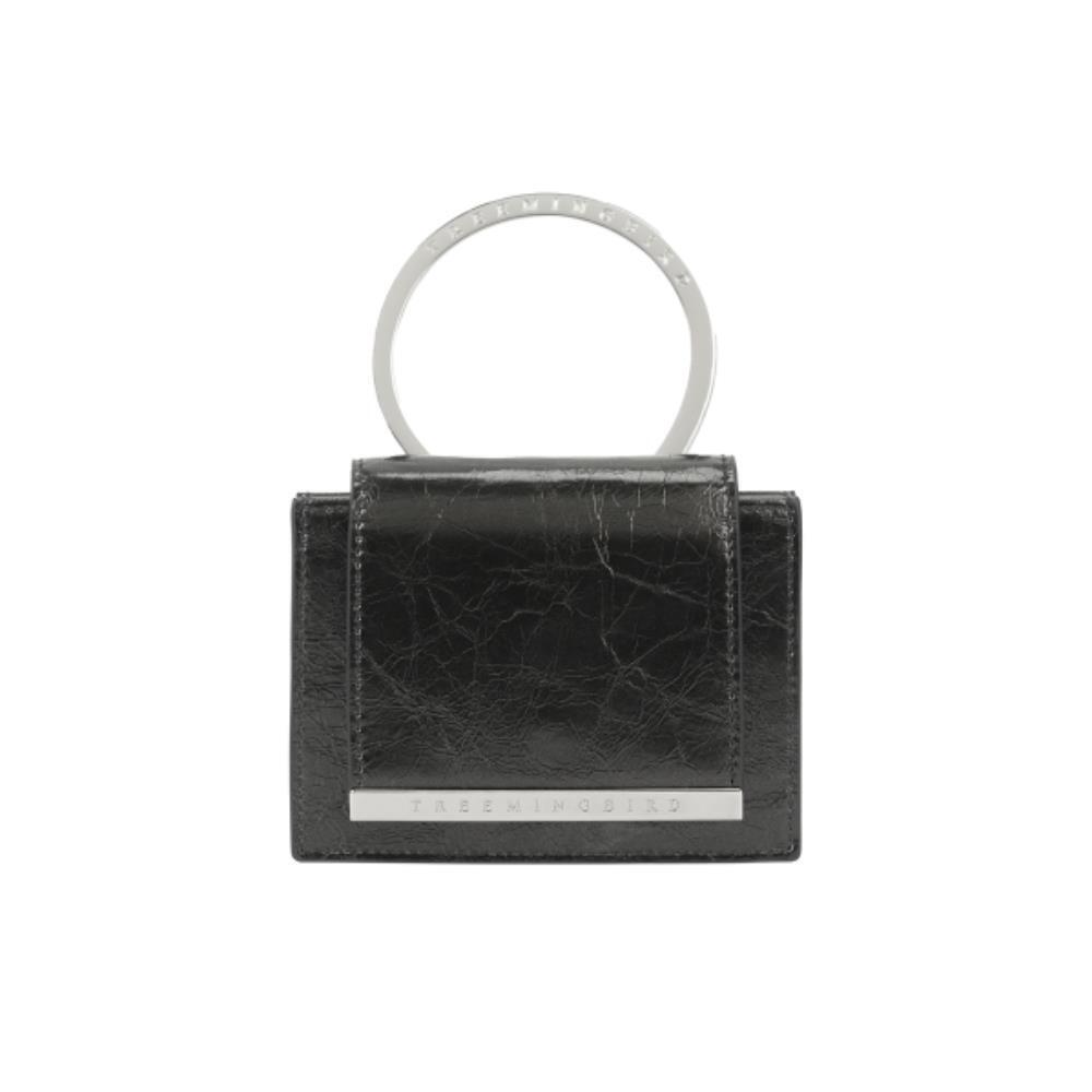 TREEMINGBIRD Metal O RIng Wallet Dark Gray TM2513WL001
