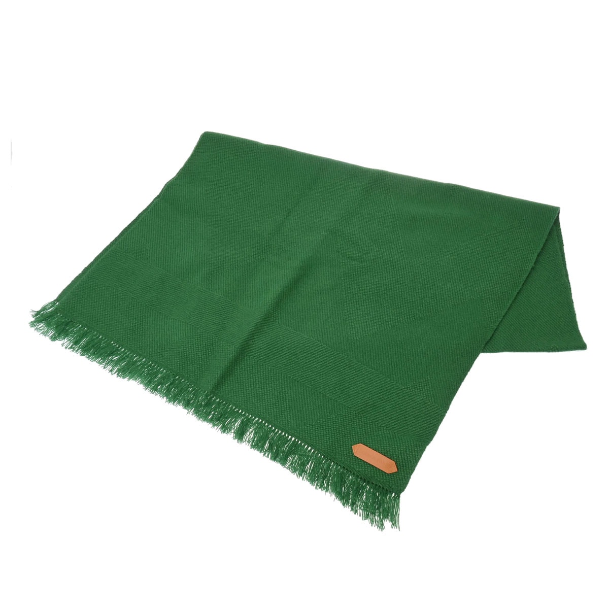 グランドシェブロン グリーン メンズ カシミヤ100％ ストール 新品 銀蔵