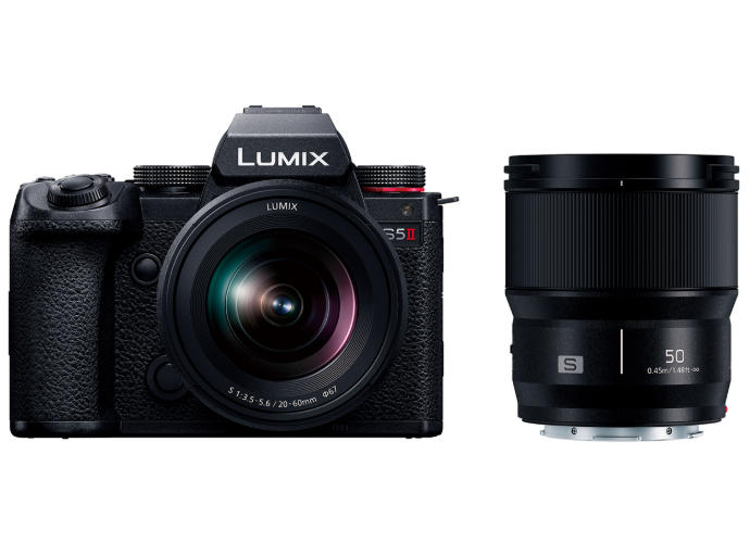 [アウトレット品]LUMIX DC-S5M2 W　 ダブ ルレンズキット 交換レンズ：S-R2060（20-60mm）S-S50（50mm）