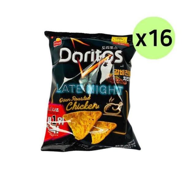 OF1O7757롯데 도리토스 갈비천왕 치킨맛 16개 간식
