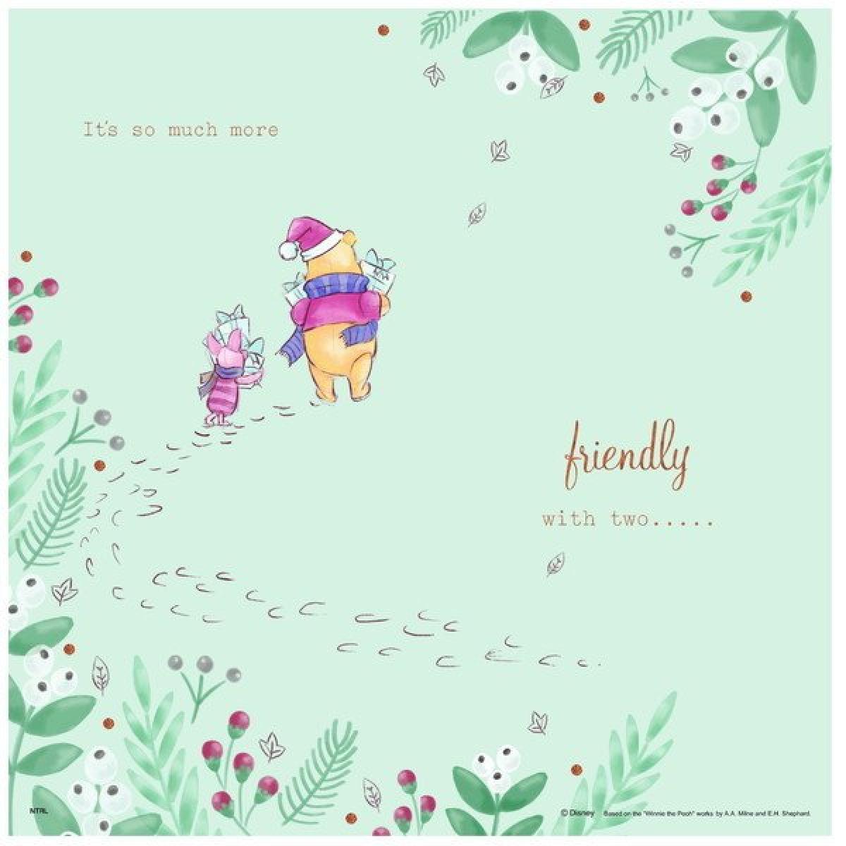 アサヒペン 障子紙 くまのプーさん ウィンター NTLWP-002S おしゃれ モダン リメイク 簡単 張り替え かわいい ディズニー ピグレット ティガー イーヨーcm