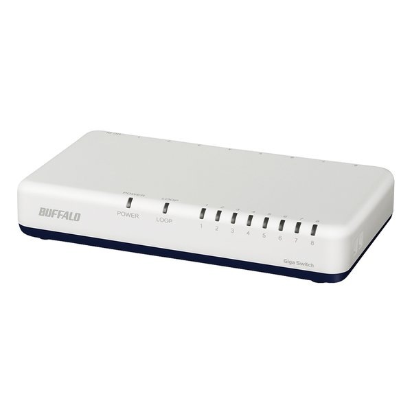 LSW6-GT-8ポート ギガスイッチングハブ LSW6-GT-8EP/WH