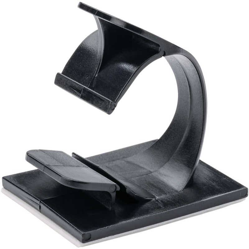 パンドウイット　パンドウイットコｰドクリップ粘着テｰプ付き黒(100個入) 　LWC25AC20