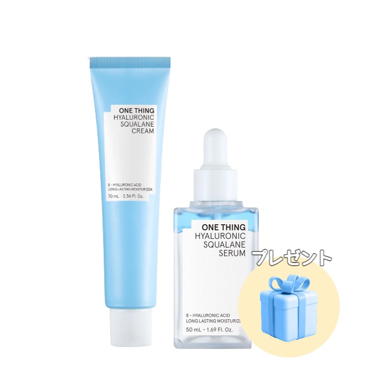 ヒアルロニック スクワランセラム 50ml + クリーム 70ml