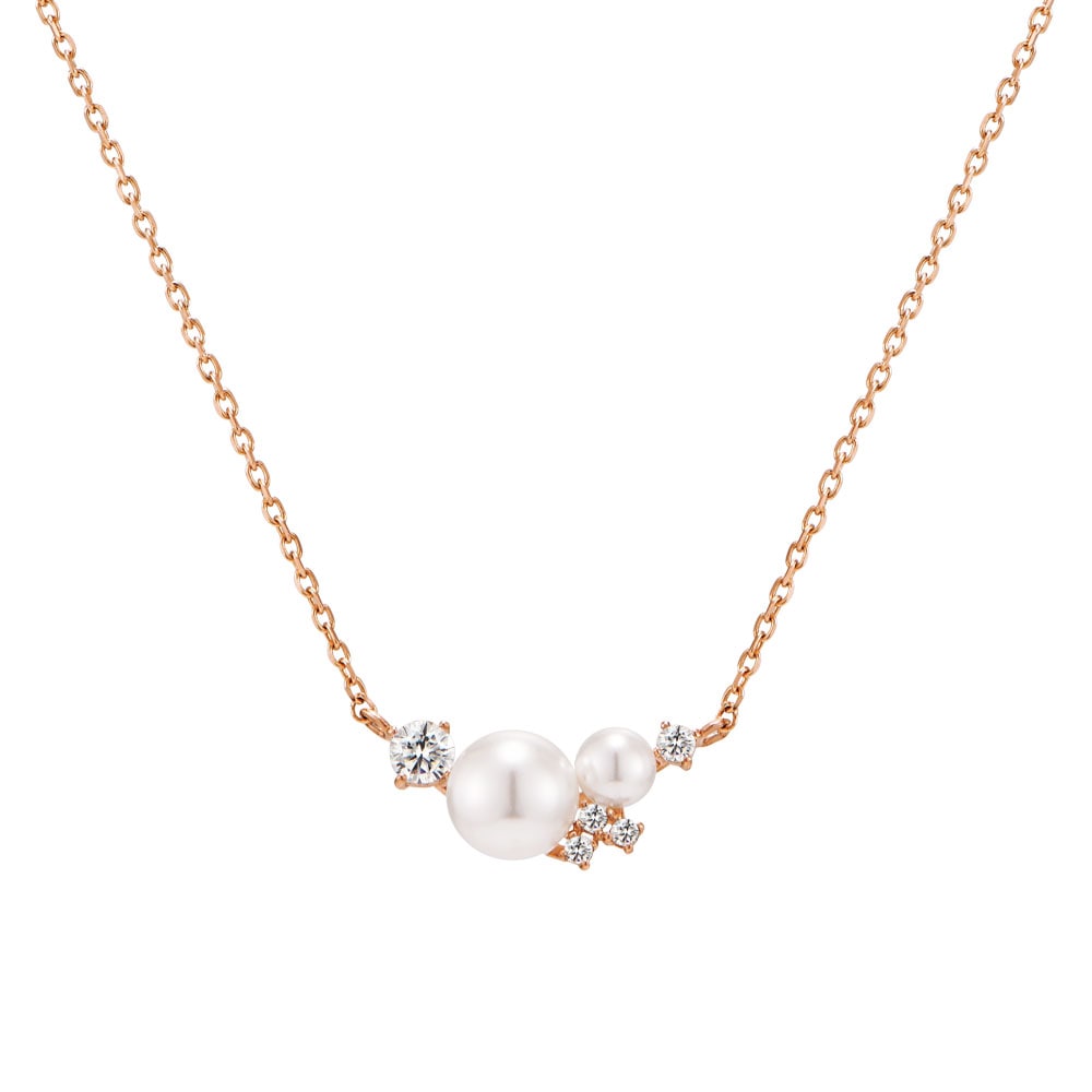14K 18K コットン デイリー フラワーネックレス
