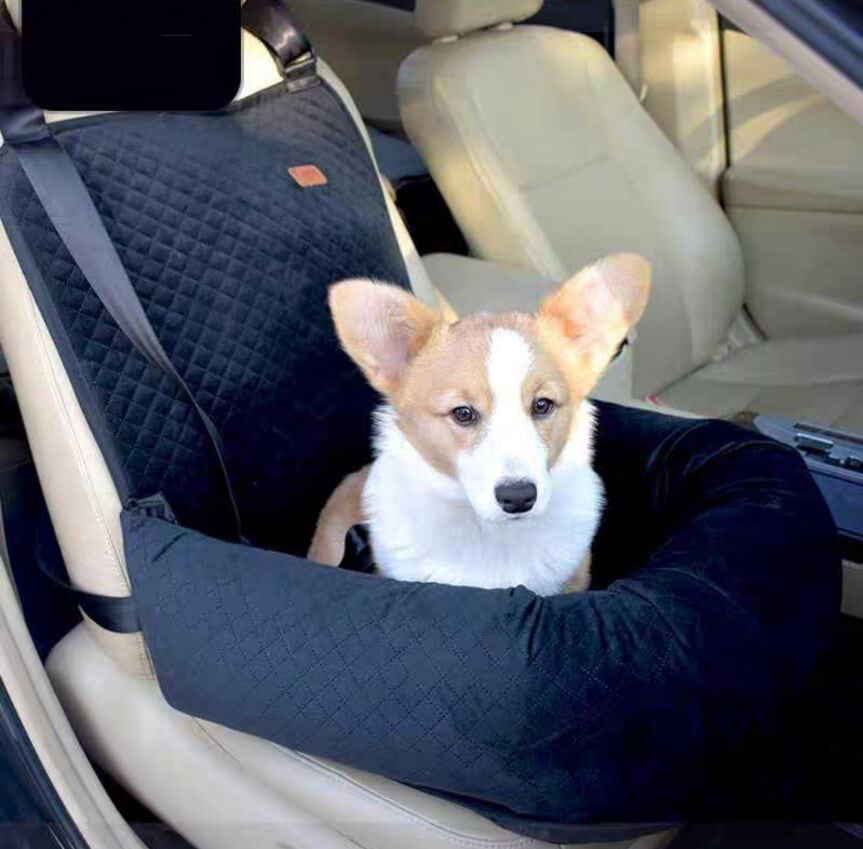 ペット ドライブボックス ペットドライブシート 車用ケンネル 外出用 旅行 シートクッション 中小型犬 車用ペットマット クッション ペット用品