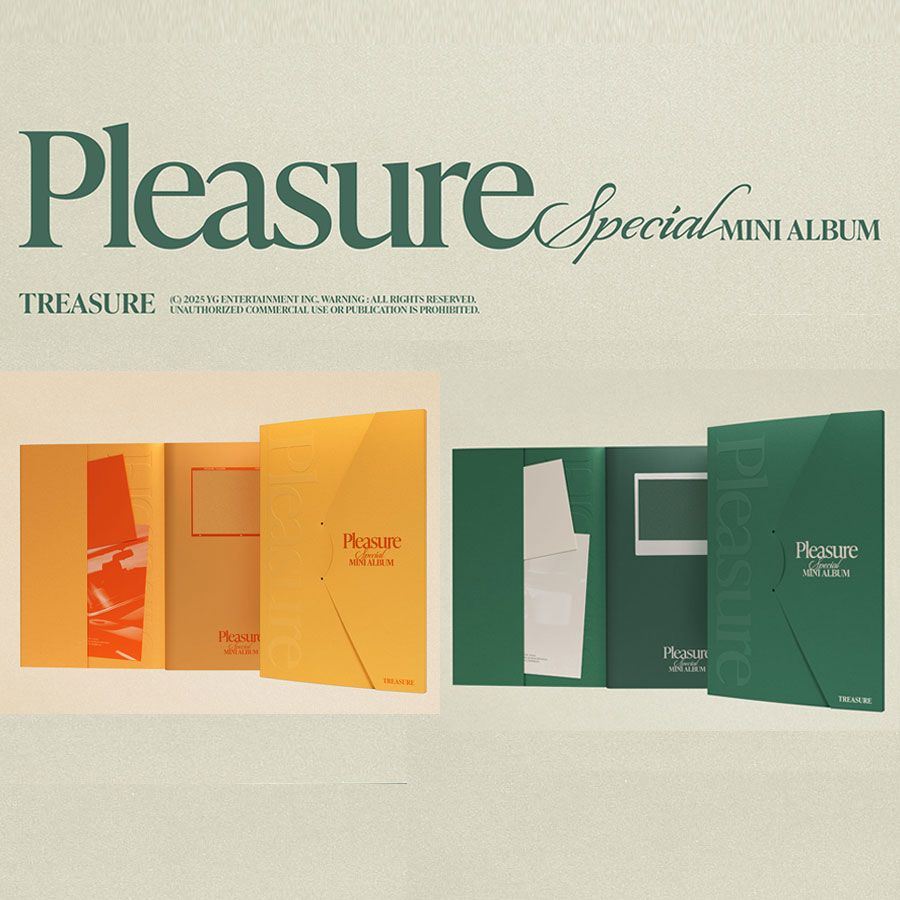 (未開封新品) トレジャー（TREASURE） - SPECIAL MINI ALBUM [PLEASURE] [2種セット]_特典終了