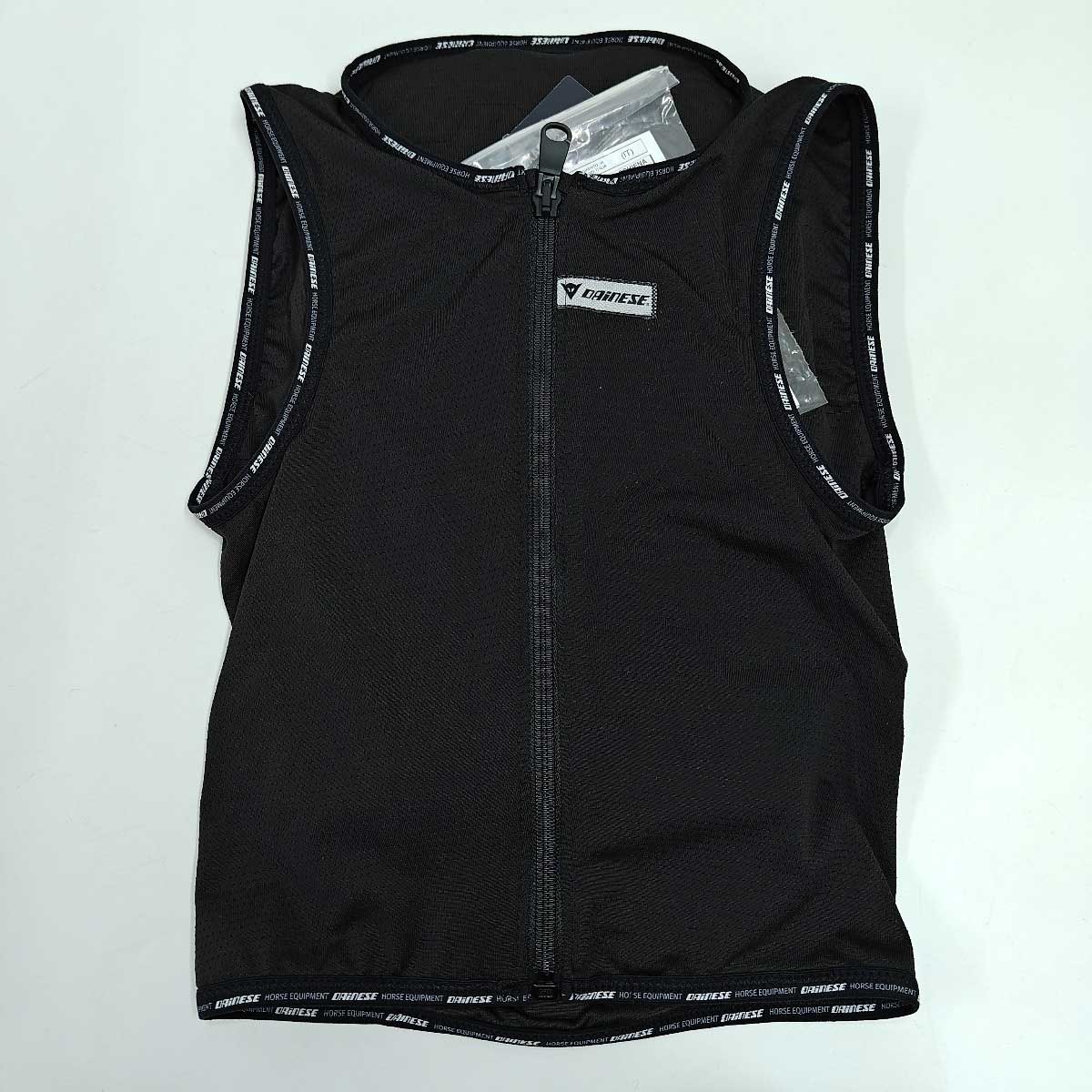 【中古・未使用品】エクイライン ALTER-REAL WAISTCOAT E1 バックプロテクター EQUILINE S ブラック キッズ ジュニア 乗馬 馬術 アウター