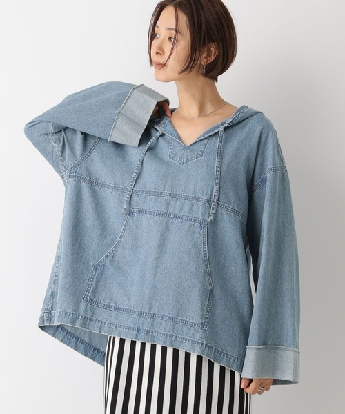 tシャツ Tシャツ デニムアノラック　143799 レディース