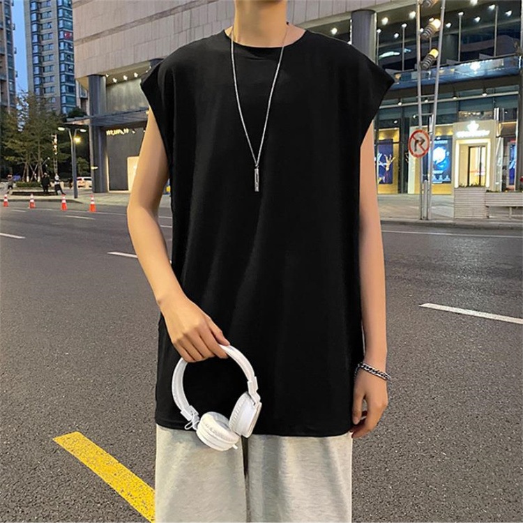スポーツシャツ Tシャツ 袖なし ピュアカラー ゆったりする トレンド 韓国 メンズ ベスト 薄い 夏 21 激安セール チャーミングなイケメン カジュアル ファッション 百掛け タンクトップ 激安ブランド Vivalafocaccia Com