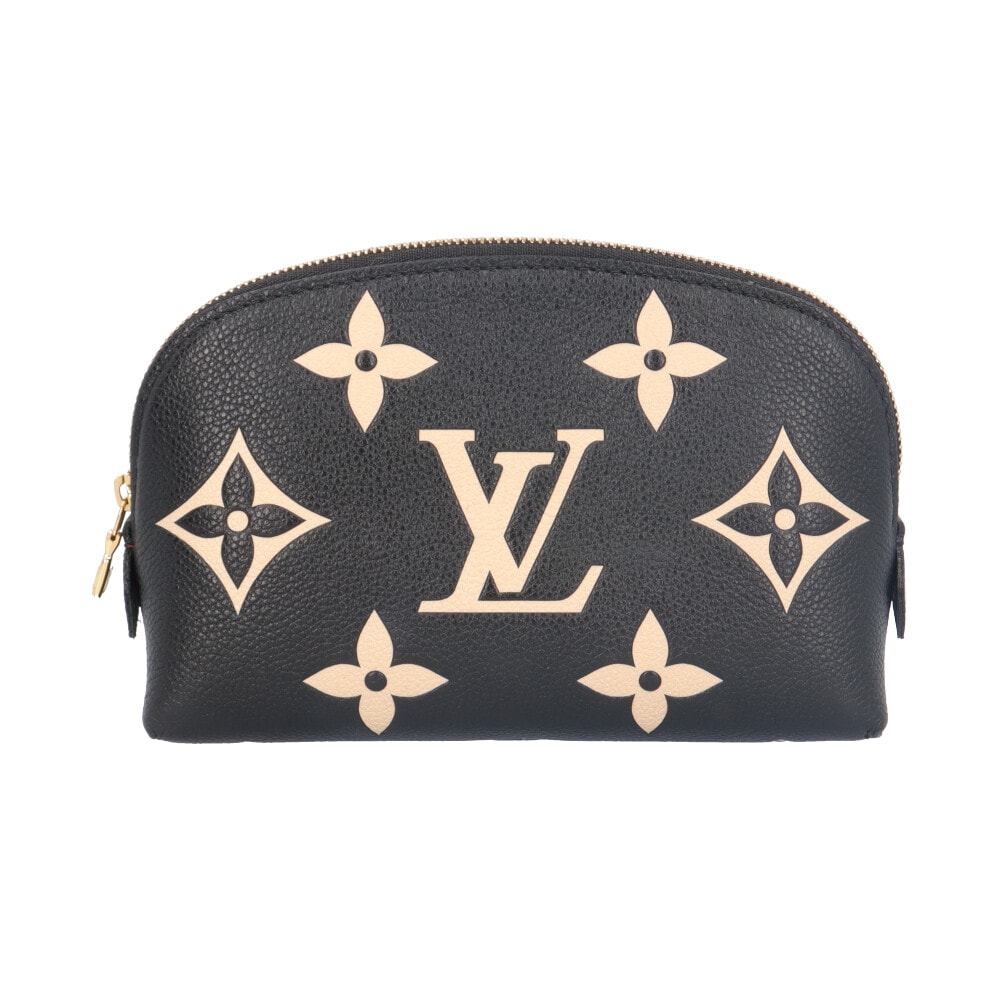 ルイヴィトン ポシェットコスメティックPM バイカラーモノグラムアンプラント ポーチ M59086 LOUIS VUITTON 中古