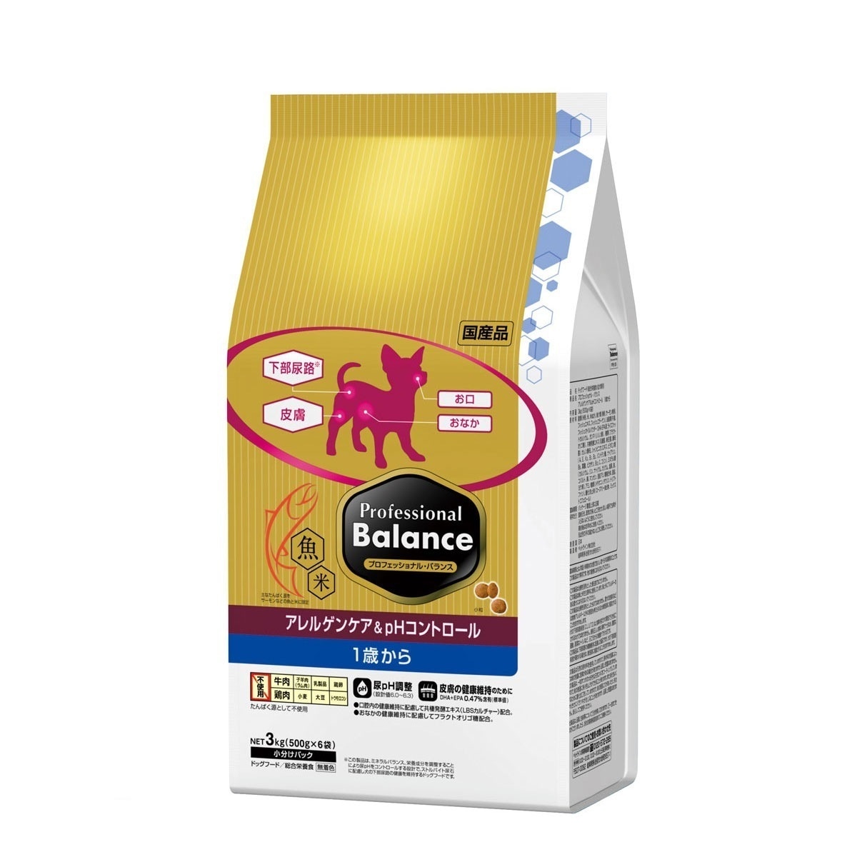 アレルゲンケア＆pHコントロール 1歳から成犬用 3kg