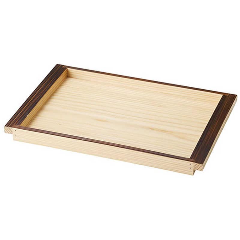 ヤマコー　用美 業務用 焼杉長角料理盆 長角 yamaco17345　YAMACO17345