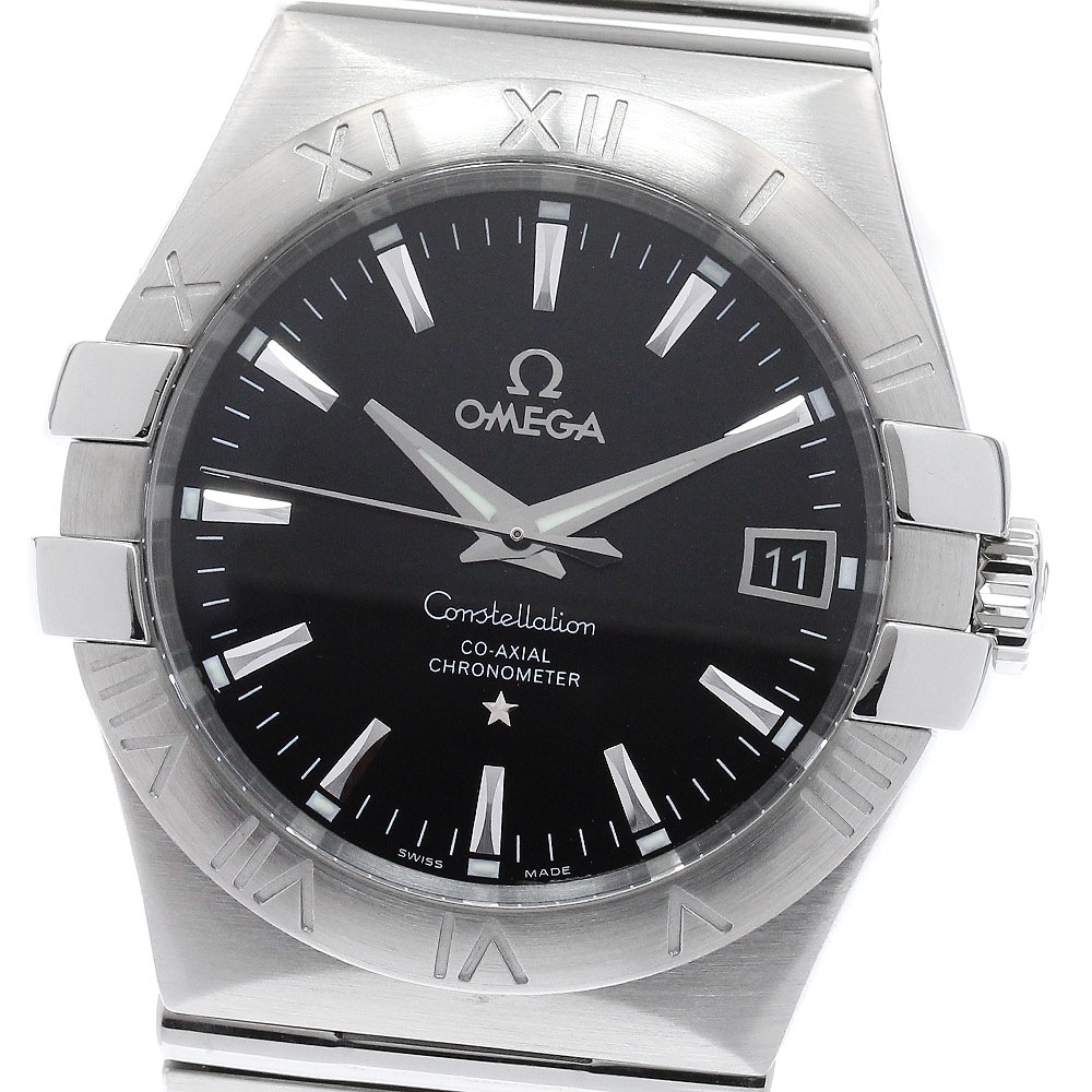 オメガ OMEGA 123.10.35.20.01.001 コンステレーション デイト 自動巻き メンズ 良品 保証書付き_963173【中古】