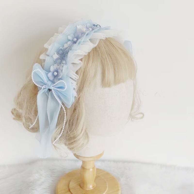 【1点ご購入 で10点プレゼントいたします】子供の髪飾り姫かわいい甘い髪飾りヘアピン花網糸仙気ふわふわ女の子の頭飾り