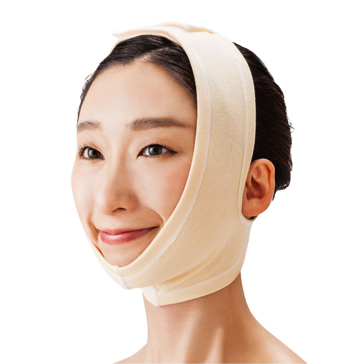 竹虎【ワンタッチ顎バンド】ソフラあごバンデージI ベージュMサイズ