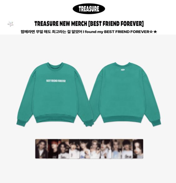 【TREASURE】 - [BFF] TREASURE SWEATSHIRT