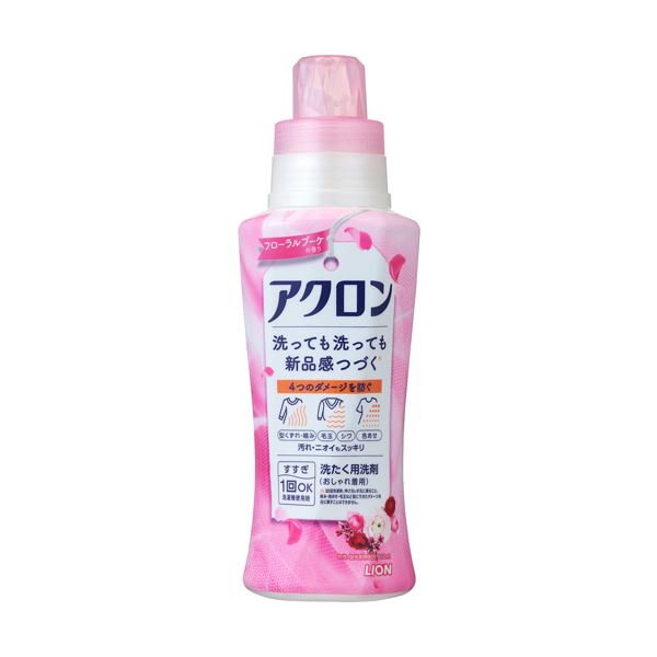 （まとめ）ライオン アクロン フローラルブーケの香り 本体 450ml 1本 (×30セット)