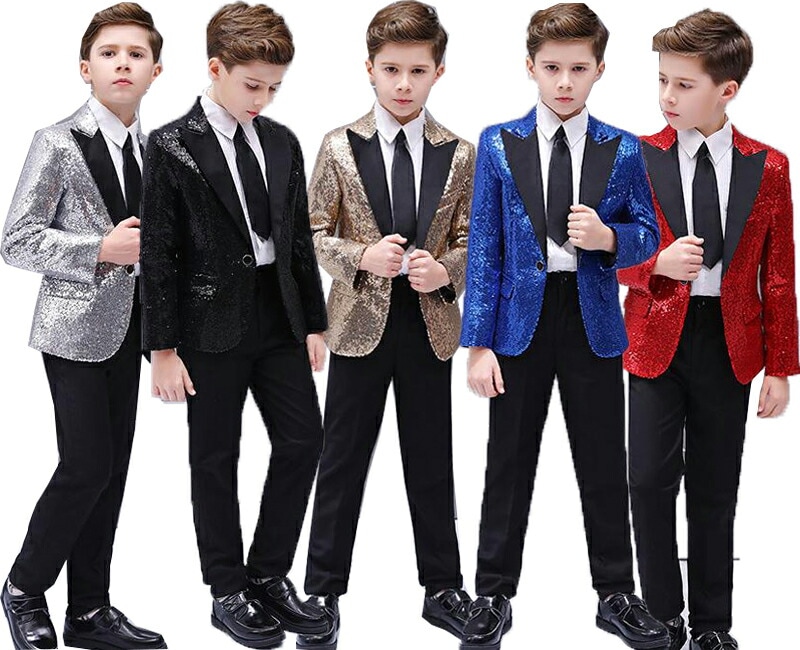 子供服 男の子 スーツ ジャケット スパンコール コート 舞台演出服 ダンス衣装 キッズ フォーマルコート スパンコール演出服 ピアノ 発表会 卒業式 結婚式 王子様 演劇 オペ