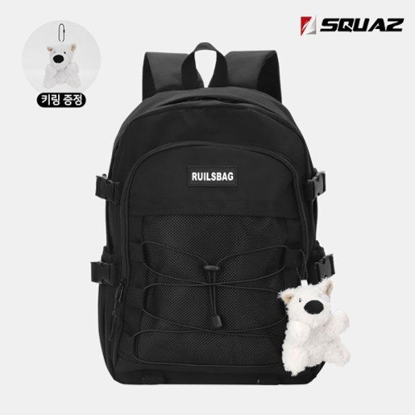 女の子の人形キーリング贈呈 肩が楽なバックパック ノートパソコン収納 学生 デイリーバッグ SHR223